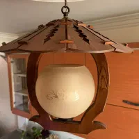 لوستر چوبی در حد نو