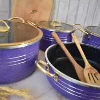 سرویس قابلمه گرانیت کیفیت بالا|ظروف پختوپز|بندرعباس, |دیوار