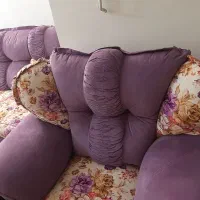 فروش مبلمان راحتی هفت نفره با روکش از پارچه مبل