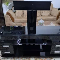 زیر تلویزیون شیشه ای برای تلویزیون ۴۲ اینچ