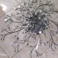 لوستر مدرن برنجی|لوستر و چراغ آویز|ارومیه, |دیوار