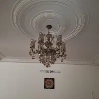 لوستر برنجی ، شش شاخه، دو عدد لوستر|لوستر و چراغ آویز|شاهرود, |دیوار