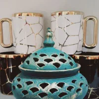 حراج ظروف فیروزه ای لوکس|حراج|قم, آزادگان|دیوار