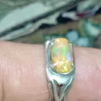 انگشتر نقره اوپال opallدرجه یک|کلکسیون اشیاء عتیقه|تهران, نیروی هوایی (پیروزی)|دیوار