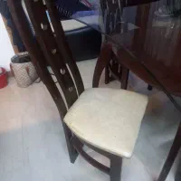 میز و صندلی  چوبی۴ نفره