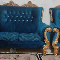 مبل 7 نفره و میز عسلی|مبلمان خانگی و میز عسلی|محمدیه-قزوین, |دیوار