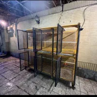 قفس فلزی کبوتر جفت کن سفارشی ساز|لوازم جانبی حیوانات|اژیه, |دیوار