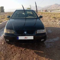 سمند بنزینی با مقداری خط و خش