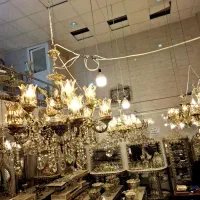 لوستر برنز ملائکه به قیمت تولیدی(ایرانیان)|لوستر و چراغ آویز|کرمانشاه, |دیوار