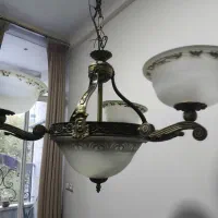 دو شاخه لوستر برنز