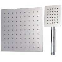 سردوش حمام پاپیروس مدل استیل LUX دو عددی