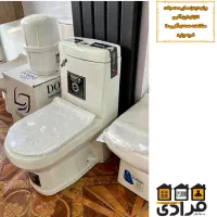 توالت فرنگی یکپارچه سرامیکی سفید|لوازم سرویس بهداشتی|رشت, گیل|دیوار