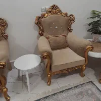 سرویس مبل ۸نفره همراه ۴ میزبان(۱۲نفره)همراه عسلی|مبلمان خانگی و میز عسلی|شهریار, شهریار|دیوار