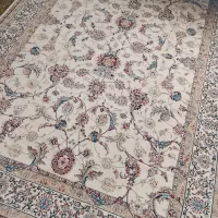 فرش یک جفت 4متری نخ اصل  تراکم بالا