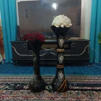 دو عدد گلدان