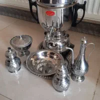 سرویس سماور گازی برند صنایع دستی رنگین کمان|سماور، چای‌ساز، قهوه‌ساز|اصفهان, سپاهان‌شهر|دیوار