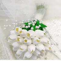 دسته گل لاله ،دسته گل نسترن، دسته گل عروس