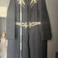 مانتو مشکی سنگ دوزی مجلسی پاییزه سایز ۴۶|لباس|پرند, فاز ۶|دیوار