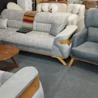 مبل ++ کلاسیک با قیمت مناسب چوب راش پارچه نانو//|مبلمان خانگی و میز عسلی|خمینی‌شهر, |دیوار