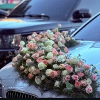 دسته گل عروس و ماشین عروس تشریفات عروسی|گل و گیاه طبیعی|تبریز, |دیوار