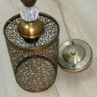 لوستر تک شاخه سقفی ( دو عدد) در حد نو|لوستر و چراغ آویز|تبریز, |دیوار