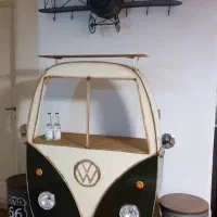 انواع دکوری فلزی دست ساز شلف کانتر سطل زباله