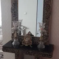 میزال سی دی،ویترین،آیینه وچراغ|بوفه، ویترین، کنسول|کاشان, شهرک خاتم الانبیا (مسکن ملی کاشان)|دیوار