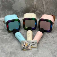 اسپیکر بلوتوثی میکروفن دار با رقص نور K12 اصلی