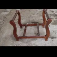 میز دو طبقه همراه شیشه