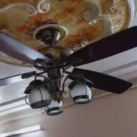 پنکه سقفی (لوستری)|پنکه و تصفیهکنندهٔ هوا|گنبد کاووس, |دیوار