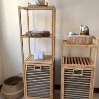 سبد چوبی لاندری رخت چرک