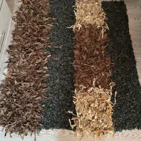 فرش فانتزی چرم طبیعی خارجی|فرش|بابلسر, |دیوار