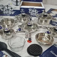 سرویس قابلمه استیل کف ۷لایه چدن رویال آلمان آکبند