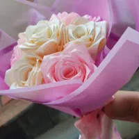 دسته گل ربانی|صنایع دستی و سایر لوازم تزئینی|رشت, بوسار|دیوار