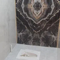 نصب کاشی وسرامیک قرنیز وبین کابینت