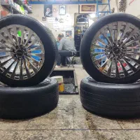 رینگ اسپید لاین15و رینگ 16 اسپرت کروم|قطعات یدکی و لوازم جانبی|تهران, امیریه|دیوار