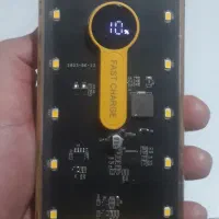 پاوربانک شفاف 10000 mAh چراغدار بی ام3