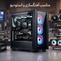 اهنگسازی و استدیو کامپیوتر حرفه ای