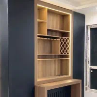 کافی بار منزل|کتابخانه، شلف، قفسههای دیواری|تهران, کامرانیه|دیوار