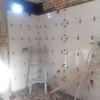کاشی کاری و نرده سنگی