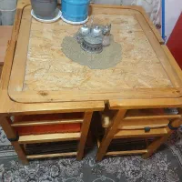میز ناهارخوری چهار نفره جنس ۱۰۰ درصد چوب|میز و صندلی غذاخوری|فردیس, شهرک ۱۱۰|دیوار