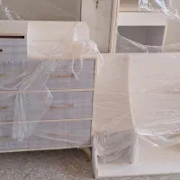 سرویس عروس کمد لباس ،میز آرایش ،دراور ،نونو|تخت و سرویس خواب|خمینی‌شهر, |دیوار