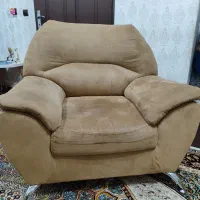 مبل 7 نفره چوبی ، پشتی ، میز