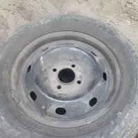 ۴حلقه رینگ فولادی ۱۴ به همراه۴حلقه لاستیک|قطعات یدکی و لوازم جانبی|جیرفت, |دیوار