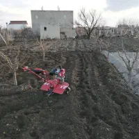 شخم زنی علف زنی باغ باغچه