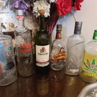 بطری شیشه ای دکوری|صنایع دستی و سایر لوازم تزئینی|تهران, امام زاده عبدالله|دیوار
