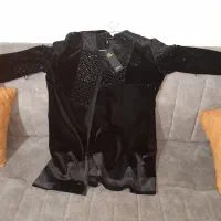 مانتو مجلسی مخمل نو نو پوشیده نشده اندازه نیست|لباس|خوی, |دیوار