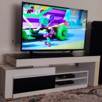 میز تلویزیون کشویی|میز تلویزیون|تهران, بلورسازی|دیوار