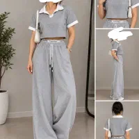 ست کراپ شلوار پاییزه کلوین