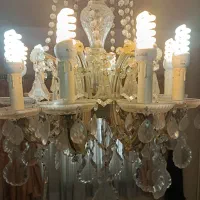 لوستر کریستال چک ۱۰ شعله